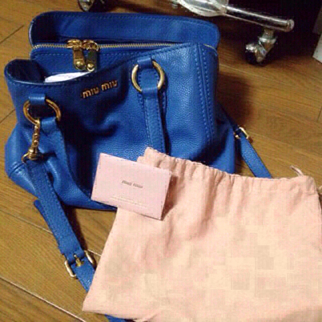 新しい到着 miumiu - miu miu / 2wayバック ハンドバッグ