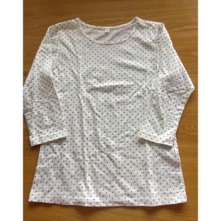 ムジルシリョウヒン(MUJI (無印良品))の無印♪新品＊女の子七分袖シャツ(Tシャツ/カットソー)