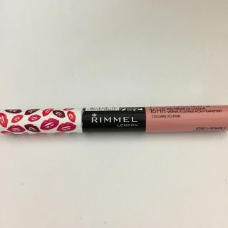 リンメル(RIMMEL)のほぼ新品★RIMMEL キスしても落ちない！ 16時間持続(リップグロス)