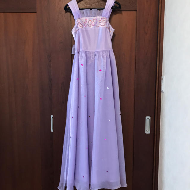 ロングドレス キッズ 150センチ キッズ/ベビー/マタニティのキッズ服女の子用(90cm~)(ドレス/フォーマル)の商品写真