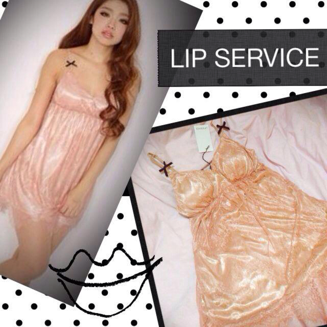 LIP SERVICE(リップサービス)の新品タグ付♡リップサービスナイトランジェ レディースのルームウェア/パジャマ(ルームウェア)の商品写真