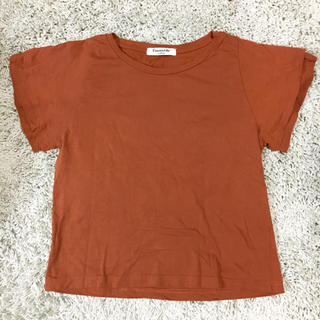 エムズエキサイト(EMSEXCITE)のフレアスリーブTシャツ テラコッタ(Tシャツ(半袖/袖なし))