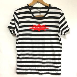 ロンハーマン(Ron Herman)のライズリヴァレンス BANG ロゴ Tシャツ ボーダー(Tシャツ/カットソー(半袖/袖なし))