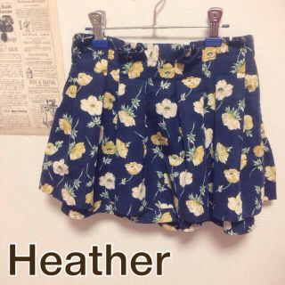 ヘザー(heather)のヘザー＊花柄キュロット(キュロット)