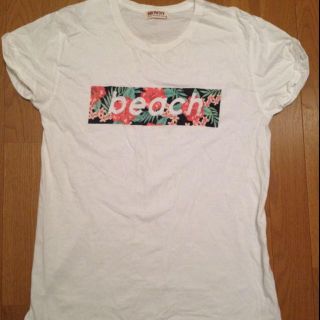 ウィゴー(WEGO)のWEGO花柄ロゴTシャツ♡(Tシャツ(半袖/袖なし))