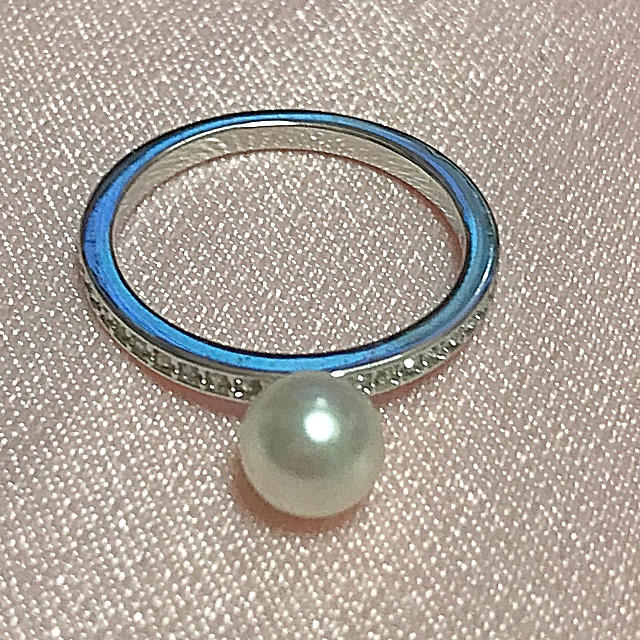 パールリング♡10号 レディースのアクセサリー(リング(指輪))の商品写真