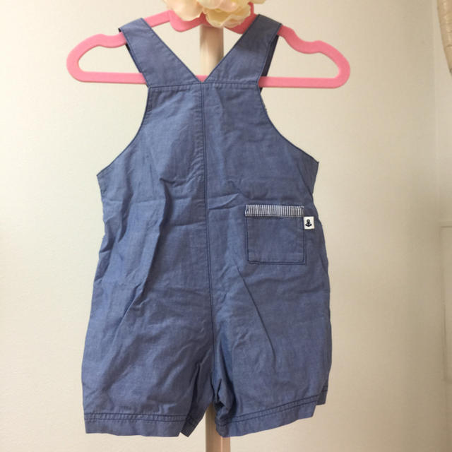 familiar(ファミリア)のfamiliar♡サロペット 80センチ キッズ/ベビー/マタニティのベビー服(~85cm)(カバーオール)の商品写真