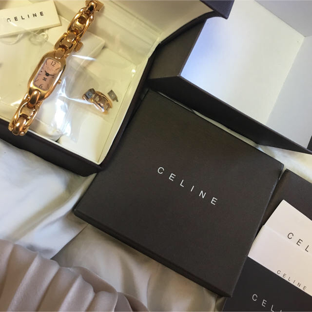 celine(セリーヌ)の期間限定値下！CELINE 電池交換済ビンテージ風watch レディースのファッション小物(腕時計)の商品写真