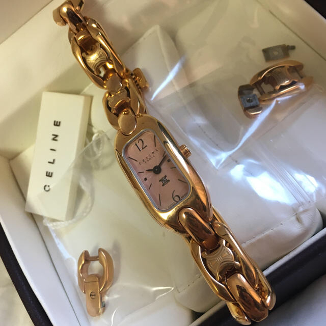 celine(セリーヌ)の期間限定値下！CELINE 電池交換済ビンテージ風watch レディースのファッション小物(腕時計)の商品写真