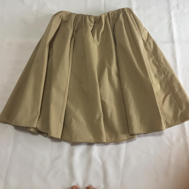 TOMORROWLAND(トゥモローランド)のtomorrowland コットンナイロン ギャザースカート レディースのスカート(ひざ丈スカート)の商品写真