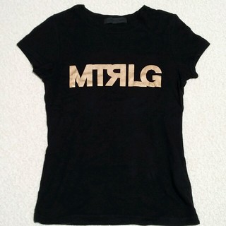 マテリアルガール(MaterialGirl)のマテリアルガール黒Tシャツ(Tシャツ(半袖/袖なし))