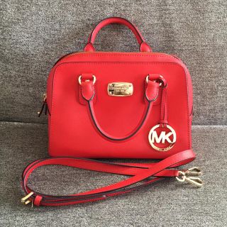 マイケルコース(Michael Kors)のぱーぷる様専用☆マイケルコース 2way バッグ 赤(ショルダーバッグ)