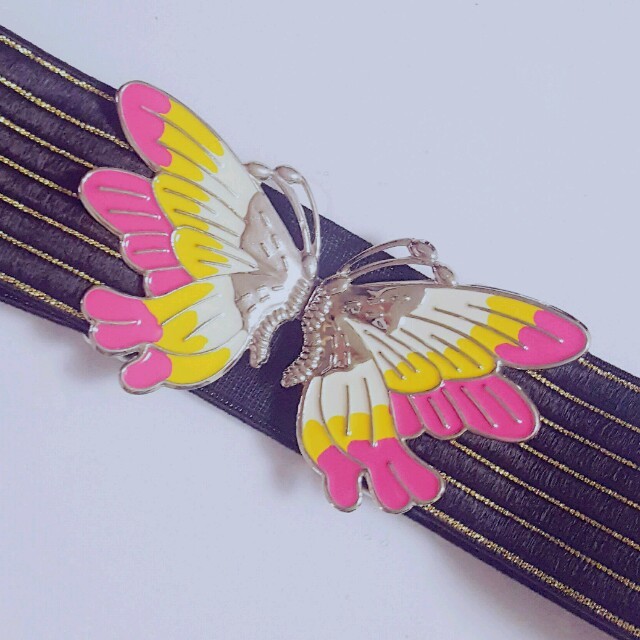 ベルト　蝶 レディースのファッション小物(ベルト)の商品写真