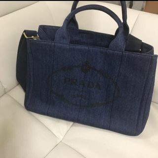 プラダ(PRADA)の金土日限定)PRADA カナパ デニム(トートバッグ)