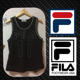 フィラ(FILA)のFILA ビッグロゴ メッシュタンクトップ(タンクトップ)