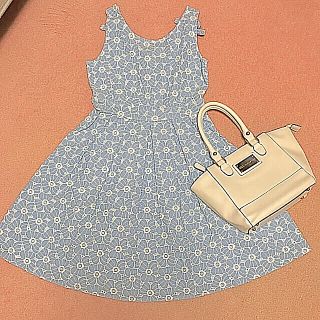 ジルバイジルスチュアート(JILL by JILLSTUART)の値下げしましたージル♡刺繍ワンピ(ミニワンピース)