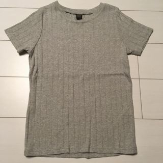 アーバンリサーチ(URBAN RESEARCH)のアーバンリサーチ ドアーズ リブカットソー 半袖Tシャツ グレー(カットソー(半袖/袖なし))