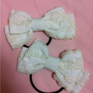 ベイビーザスターズシャインブライト(BABY,THE STARS SHINE BRIGHT)のBABYのリボンゴム🎀❤(ヘアゴム/シュシュ)