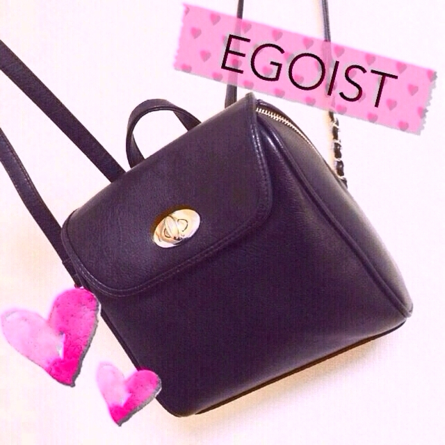 EGOIST♡シンプルフラップリュック