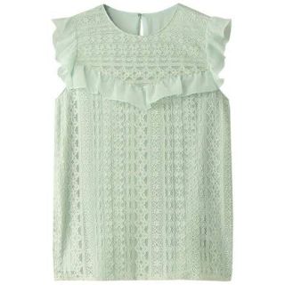 ジルスチュアート(JILLSTUART)のジルJILLSTUART☆新品未使用☆ストライプレースブラウス(シャツ/ブラウス(半袖/袖なし))