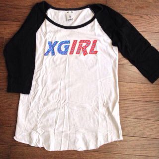 エックスガール(X-girl)のX-girlロゴラグランT(Tシャツ(長袖/七分))