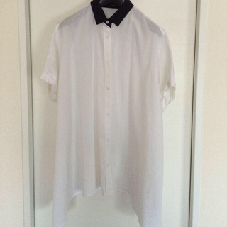 トゥモローランド(TOMORROWLAND)のMACPHEE 半袖ビッグシャツ(シャツ/ブラウス(半袖/袖なし))