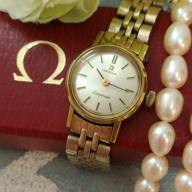 全純正美品☆18KGP☆Ladymaticシーマスターダブルネーム☆オメガ 全純正美品☆18KGP☆Ladymaticシーマスターダブルネーム☆オメガ