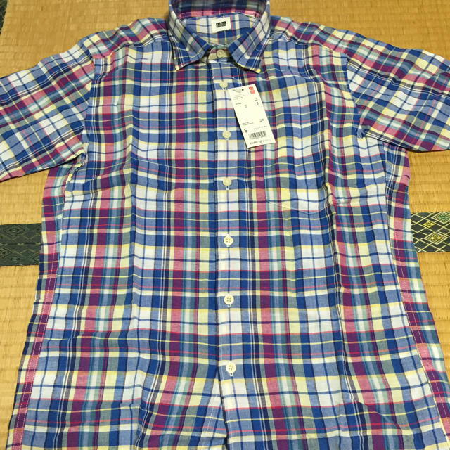 UNIQLO(ユニクロ)のUNIQLOチェックシャツ レディースのトップス(シャツ/ブラウス(半袖/袖なし))の商品写真