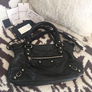 バレンシアガ(Balenciaga)のBALENCIAGA バレンシアガ 黒 バッグ(ハンドバッグ)