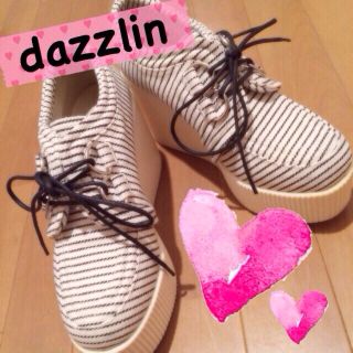 ダズリン(dazzlin)のdazzlin♡厚底キャンバススニーカー(スニーカー)