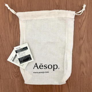 イソップ(Aesop)のAesop 巾着 試供品付き(ショップ袋)