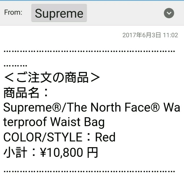 Supreme(シュプリーム)のSupreme®/The North Face® Waist Bag メンズのバッグ(ウエストポーチ)の商品写真