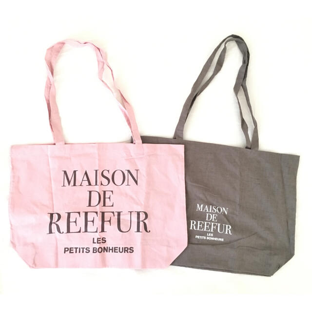 Maison de Reefur(メゾンドリーファー)のお買得2枚♡新品reefurショッパーMセット レディースのバッグ(ショップ袋)の商品写真