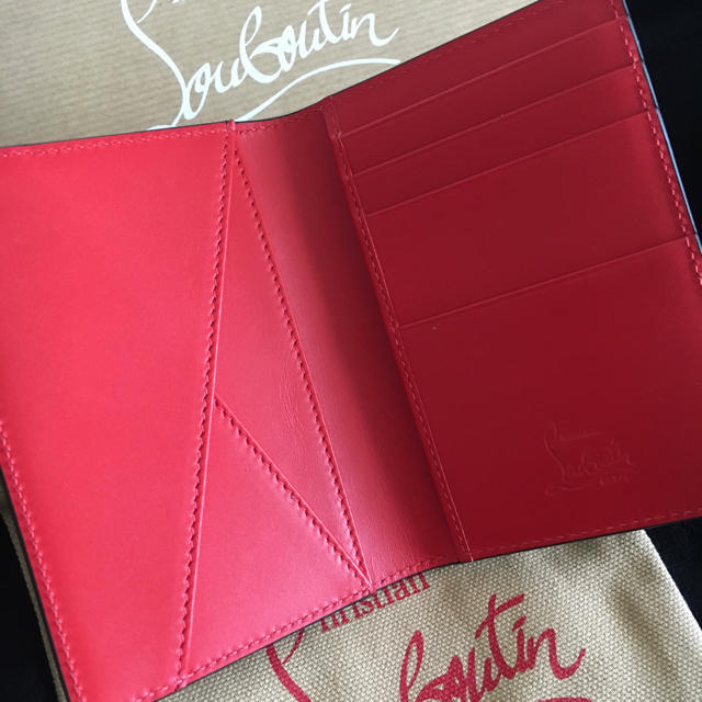 Christian Louboutin(クリスチャンルブタン)のクリスチャンルブタン☆カラフルスタッズが素敵なカードケース メンズのファッション小物(名刺入れ/定期入れ)の商品写真