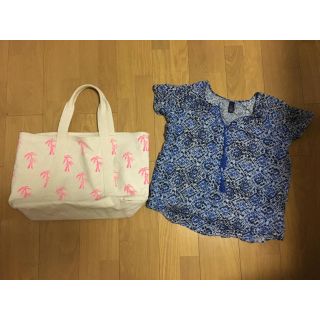 ギャップ(GAP)のGAP★美品♡ヤシの木柄バッグ&TOPSセット❤️(ショルダーバッグ)