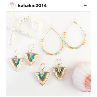 アリシアスタン(ALEXIA STAM)のIGで人気！kahakai jeweryのハンドメイド ピアス(ピアス)