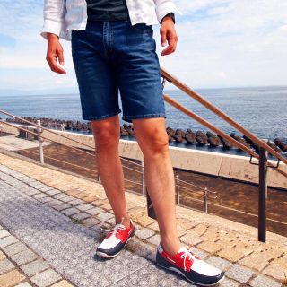 リーバイス(Levi's)の【定価6,840円】Levi's デニム ストレート 短パン COOLMAX(ショートパンツ)