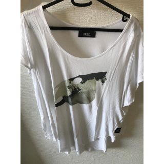 ディーゼル(DIESEL)のディーゼル 白 プリントTシャツ(Tシャツ(半袖/袖なし))