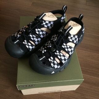 キーン(KEEN)の値下げ★新品未使用★KEEN サンダル NEWPORT CHECKER FLAG(サンダル)