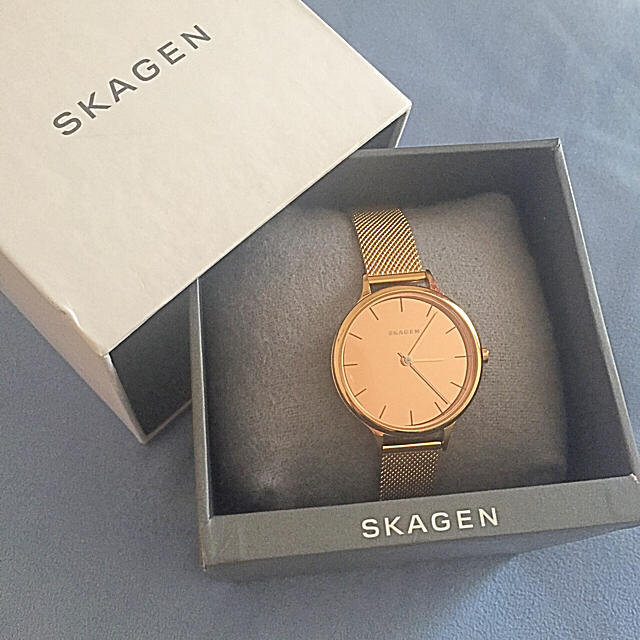 SKAGEN(スカーゲン)のスカーゲン ローズゴールド レディースのファッション小物(腕時計)の商品写真