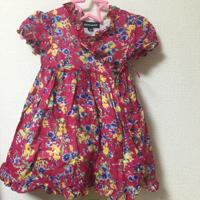 Ralph Lauren(ラルフローレン)のラルフローレン ワンピース ベビー キッズ 子供 花柄 キッズ/ベビー/マタニティのベビー服(~85cm)(ワンピース)の商品写真