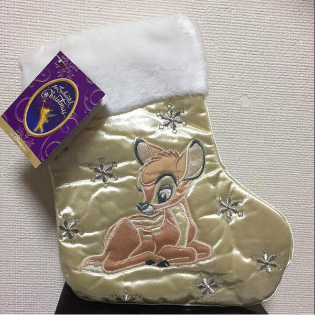 Disney バンビ クリスマスブーツ☆ エンタメ/ホビーのおもちゃ/ぬいぐるみ(キャラクターグッズ)の商品写真