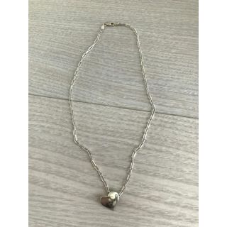 スタージュエリー(STAR JEWELRY)の【美品】スタージュエリー シルバーネックレスと ハート(ネックレス)