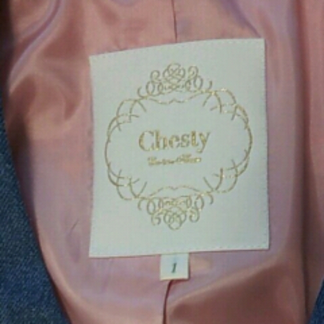 Chesty(チェスティ)のchesty ﾂｨｰﾄﾞｼﾞｬｹｯﾄ レディースのジャケット/アウター(ノーカラージャケット)の商品写真