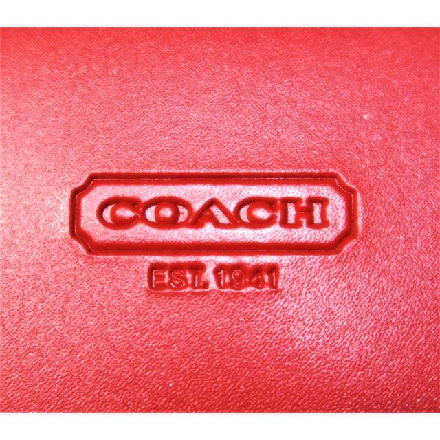 COACH(コーチ)のコーチ COACH ミラー 鏡 新品 赤 コンパクト ノベルティ レディースのファッション小物(その他)の商品写真