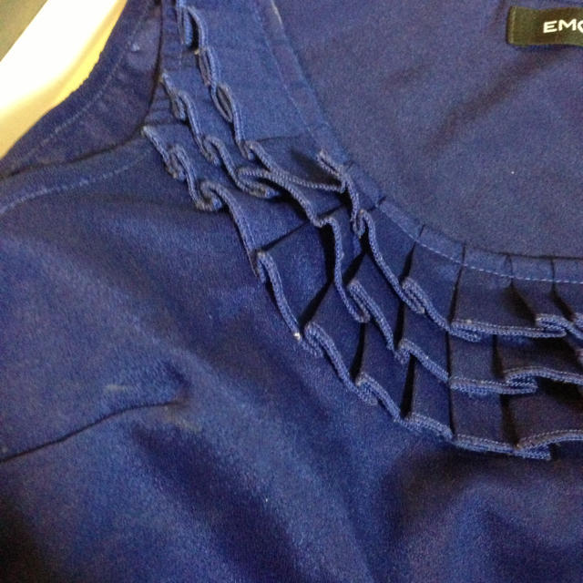 EMODA(エモダ)のEMODAフリルタンク ノースリトップス レディースのトップス(Tシャツ(半袖/袖なし))の商品写真