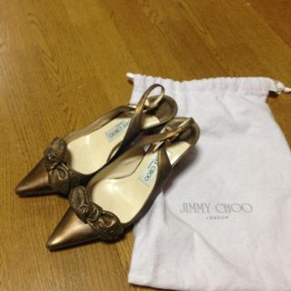 ジミーチュウ(JIMMY CHOO)のJIMMY CHOO♡リボンパンプス(ハイヒール/パンプス)