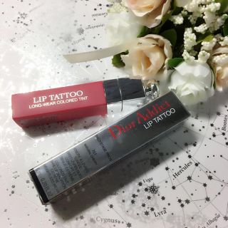 ディオール(Dior)の【値下げ中】Dior LIP TATTOO(761) + オードゥ トワレ(リップグロス)