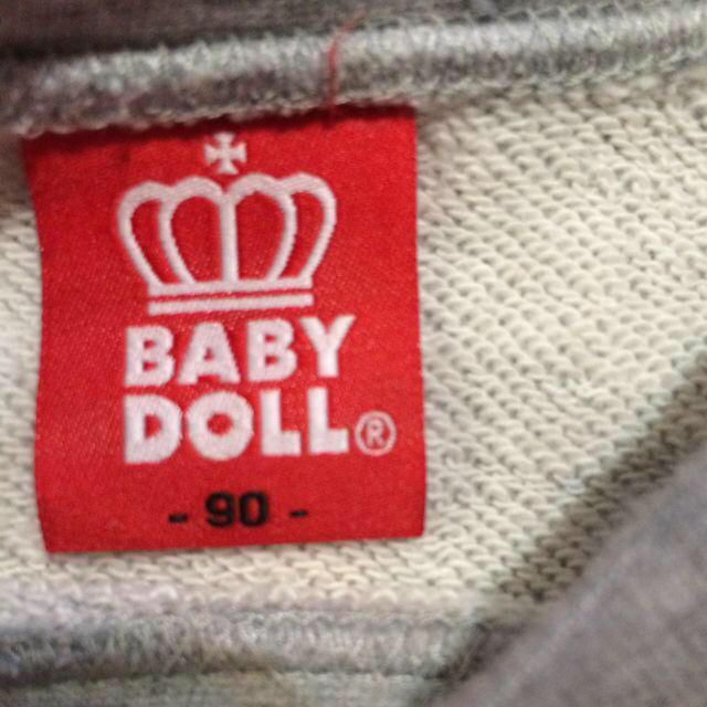 BABYDOLL(ベビードール)のbaby doll スウェット素材T キッズ/ベビー/マタニティのキッズ服女の子用(90cm~)(その他)の商品写真