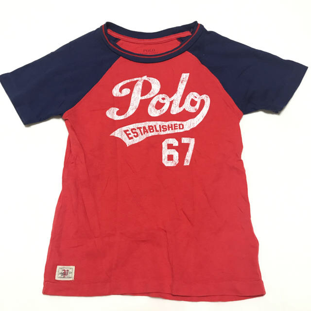 POLO RALPH LAUREN(ポロラルフローレン)のラルフローレン 4T/110 コットングラフィックTシャツ キッズ/ベビー/マタニティのキッズ服男の子用(90cm~)(Tシャツ/カットソー)の商品写真